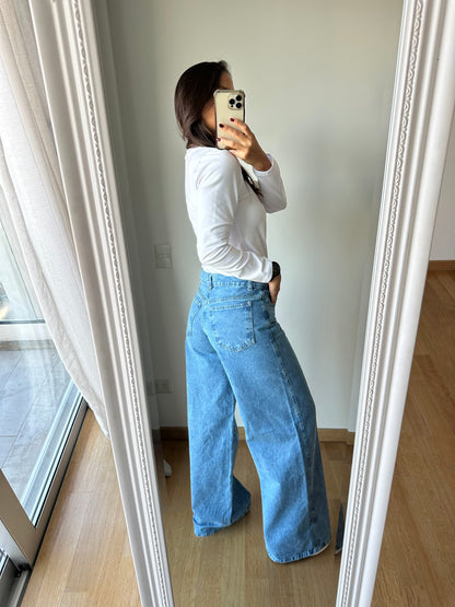 Jeans Wide Leg Clásico